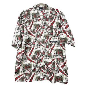 Vintage Y2K 2000s Nike Geometric Logo Limited Edition Shirt Mens Size‎ M